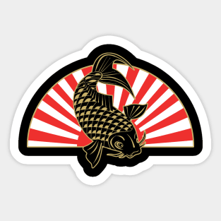 Koi Fish - Japanese Sunset Sticker